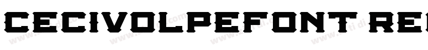 CeciVolpeFont Regula字体转换
